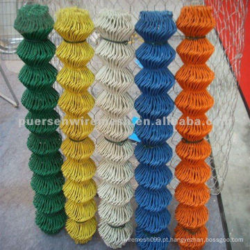 PVC revestido Chain Link Esgrima Mesh